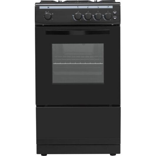 ESSENTIALS CFSGBK22 50 cm Gas Cooker - Black