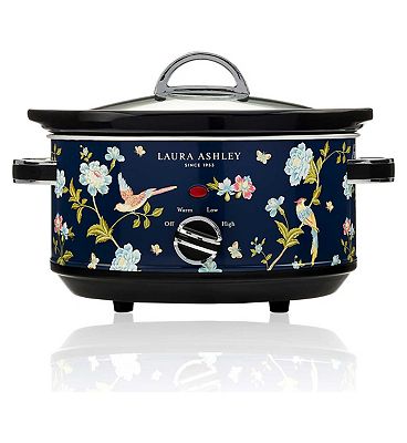 Laura Ashley 3.5l Slow Cooker Elveden Navy
