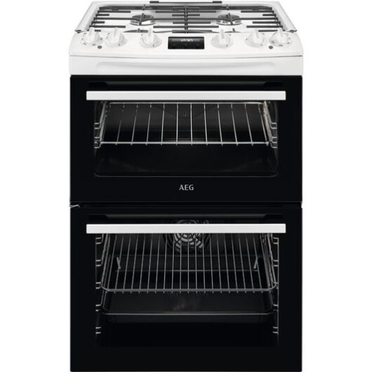 AEG 5000 SurroundCook CKX6540ACW 60 cm Dual Fuel Cooker - White