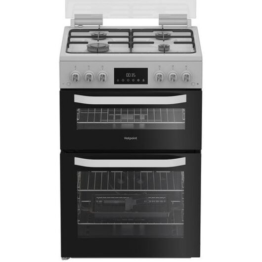 HOTPOINT HDG6GDCW 60 cm Gas Cooker - White