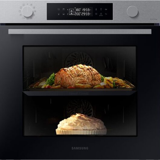 SAMSUNG Series 4 Dual Cook Flex NV7B4430ZAS/U4 Electric Pyrolytic Smart Oven - Stainless Steel